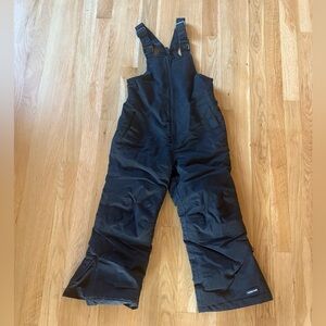 Land’s End Black Snow Bib Overalls- Kids’ size 5